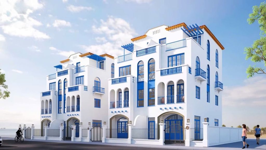 kiến trúc Biệt thự Vinhome Hóc Môn