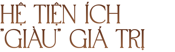 thiết kế tiêu đề tiện ích Vinhomes Hóc Môn