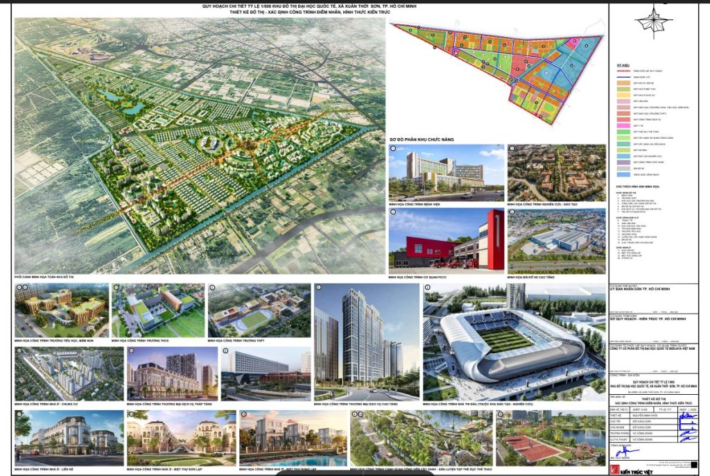 mặt bằng tiện ích Vinhomes hóc môn