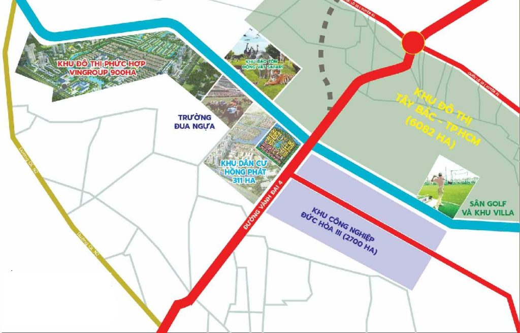 vị trí đắc địa của Vinhomes Hóc Môn