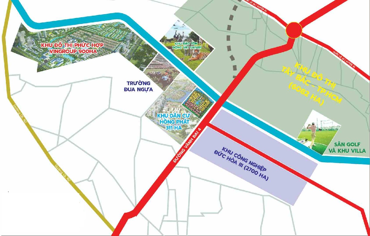 vị trí đắc địa của Vinhomes Hóc Môn