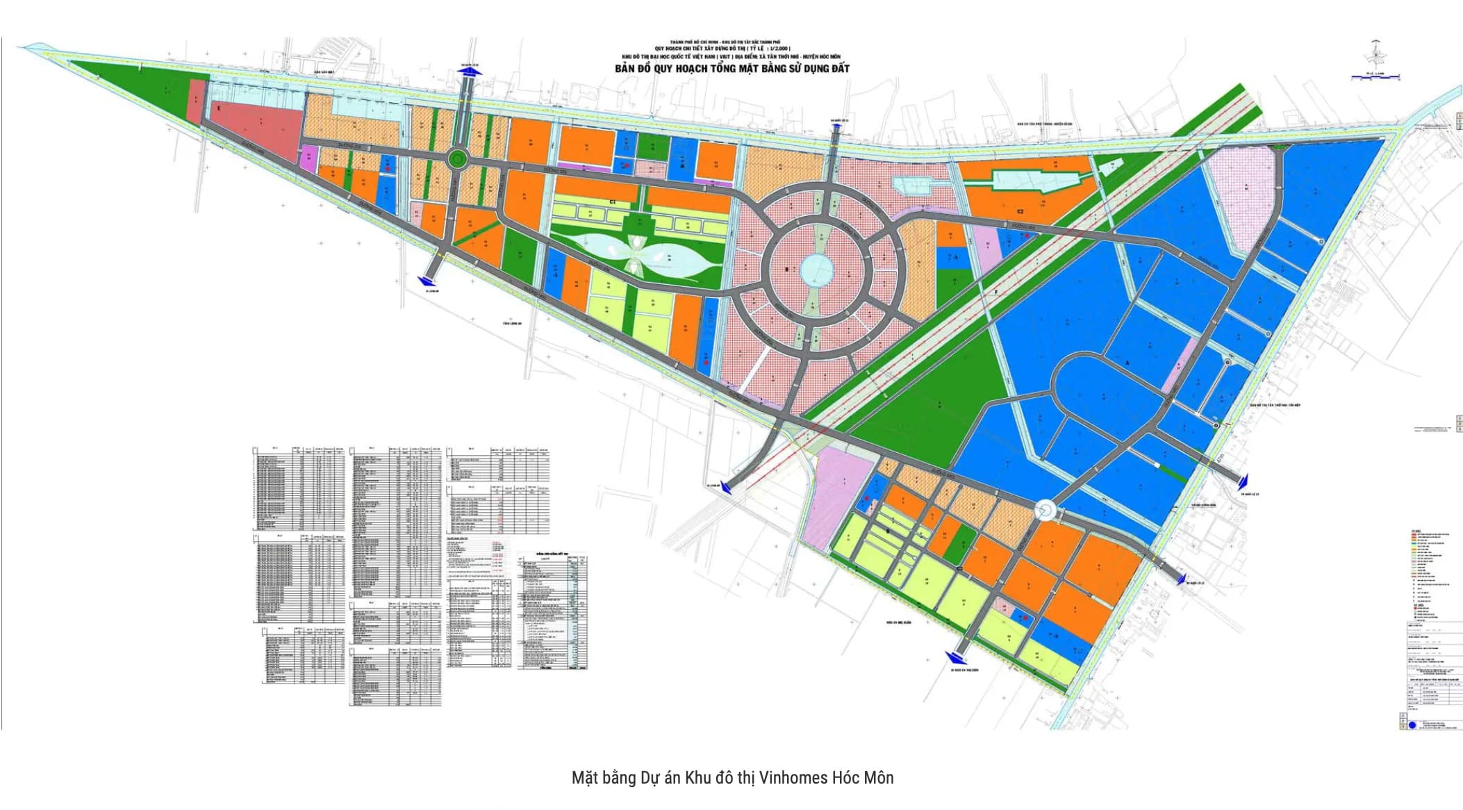 quy hoạch vinhomes hóc môn