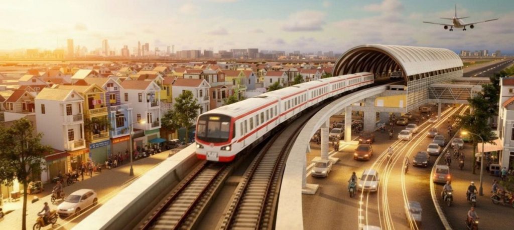 Metro số 2 qua Vinhomes Hóc Môn