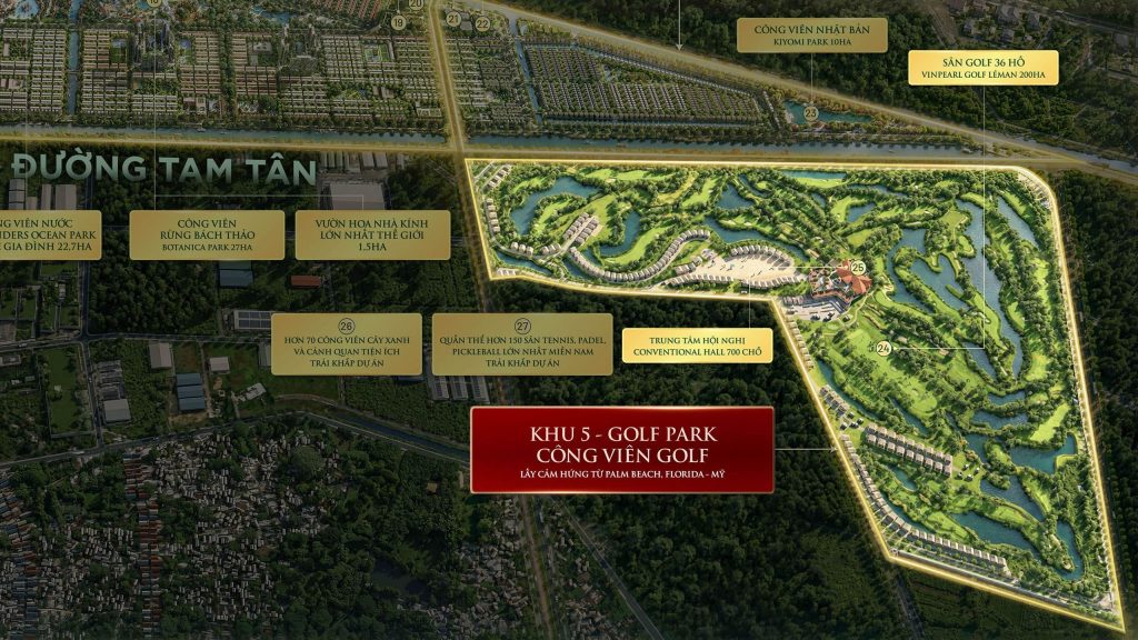 Golf Park - vinhomes hóc môn
